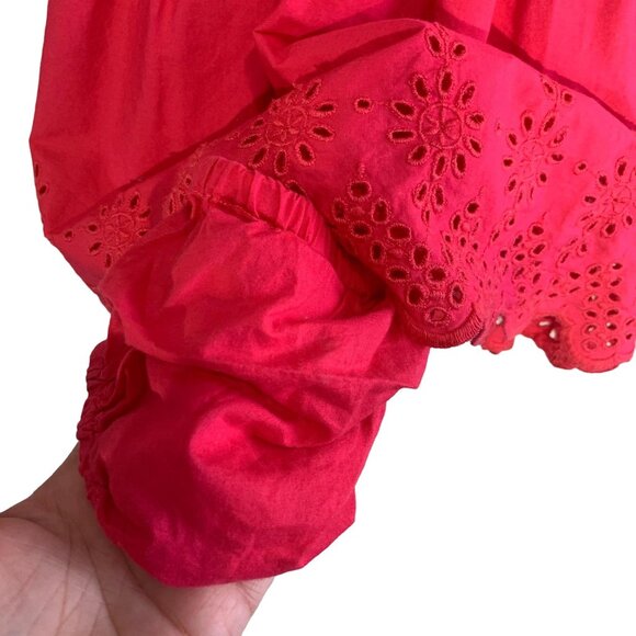 NWOT Gymboree Floral Eyelet Cutout Back Dress 3-6 Months - Picture 5 of 7